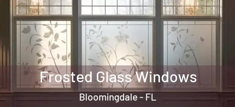  Frosted Glass Windows Bloomingdale - FL