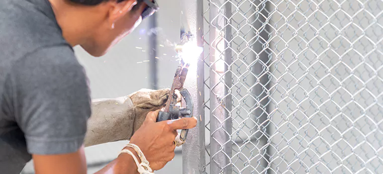 Commercial Mesh Door Repair in Bloomingdale, FL