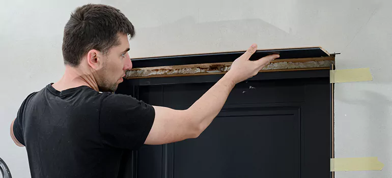 Wood Door Hole Repair in Bloomingdale, FL