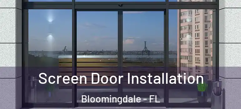  Screen Door Installation Bloomingdale - FL