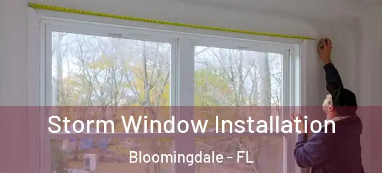  Storm Window Installation Bloomingdale - FL