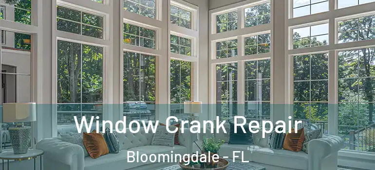  Window Crank Repair Bloomingdale - FL